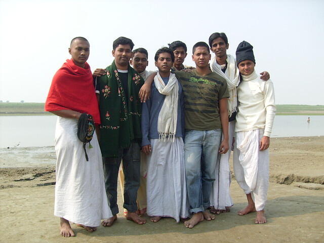 This is us on the banks of Padma